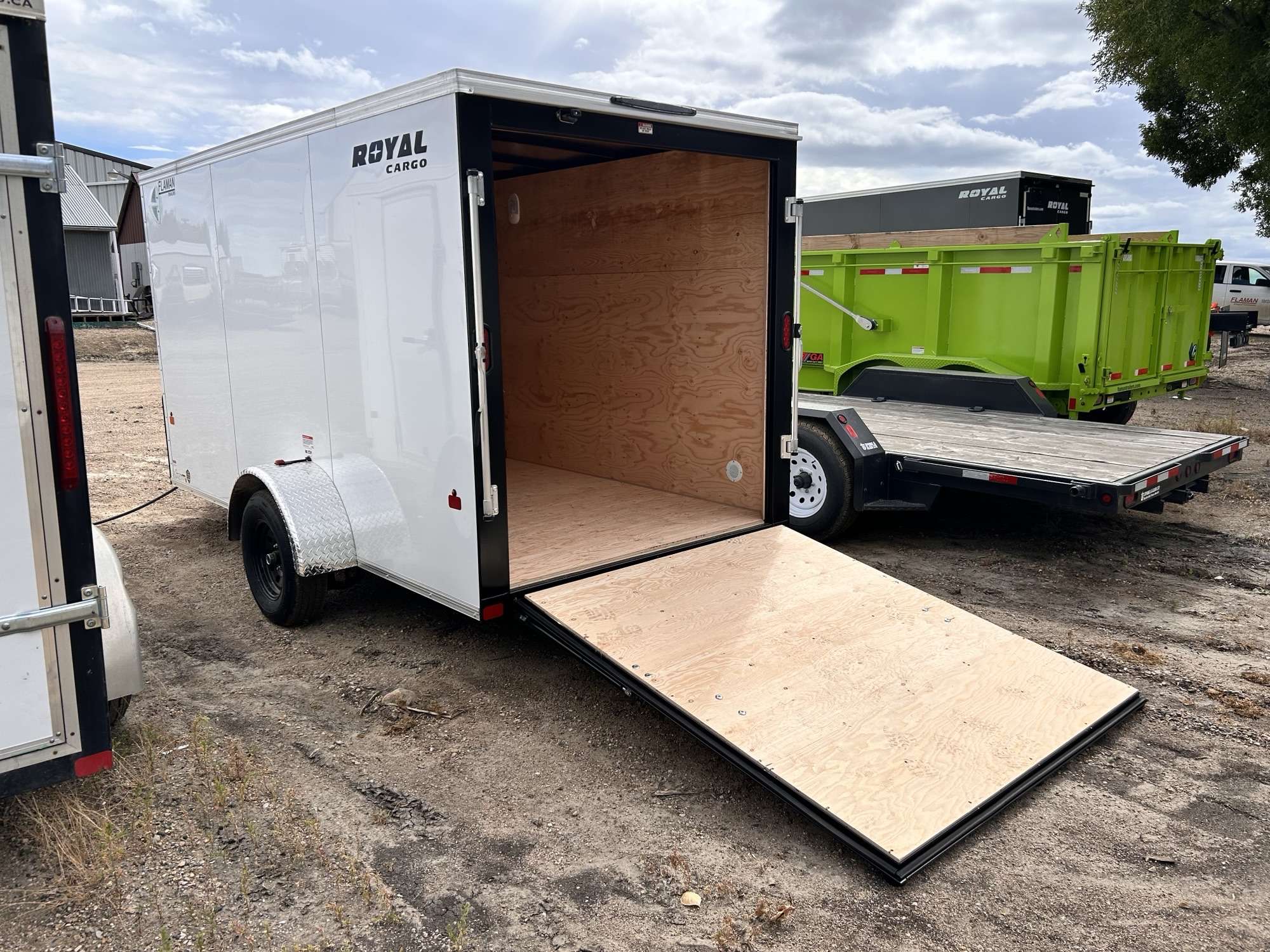 2026 Royal LCH 6' x 12' + V-Nose Cargo Trailer
