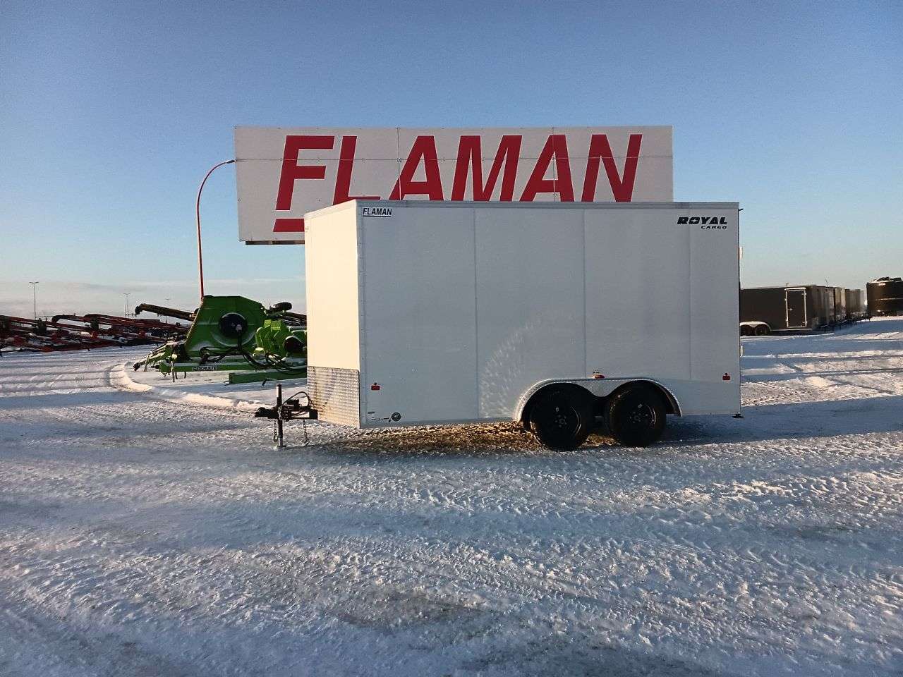 2026 Royal LCH 7'6" x 14' + V-Nose Cargo Trailer