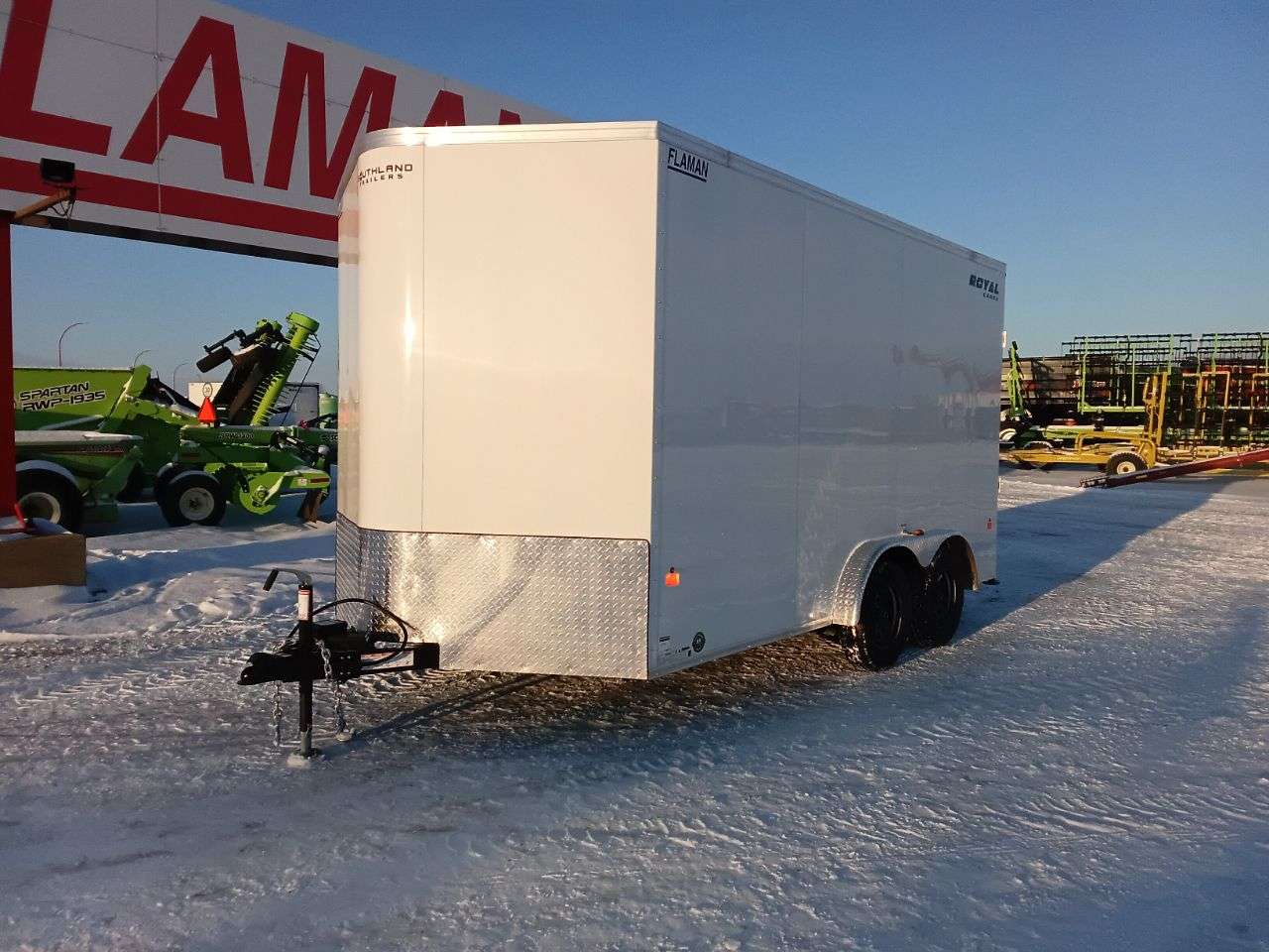 2026 Royal LCH 7'6" x 14' + V-Nose Cargo Trailer