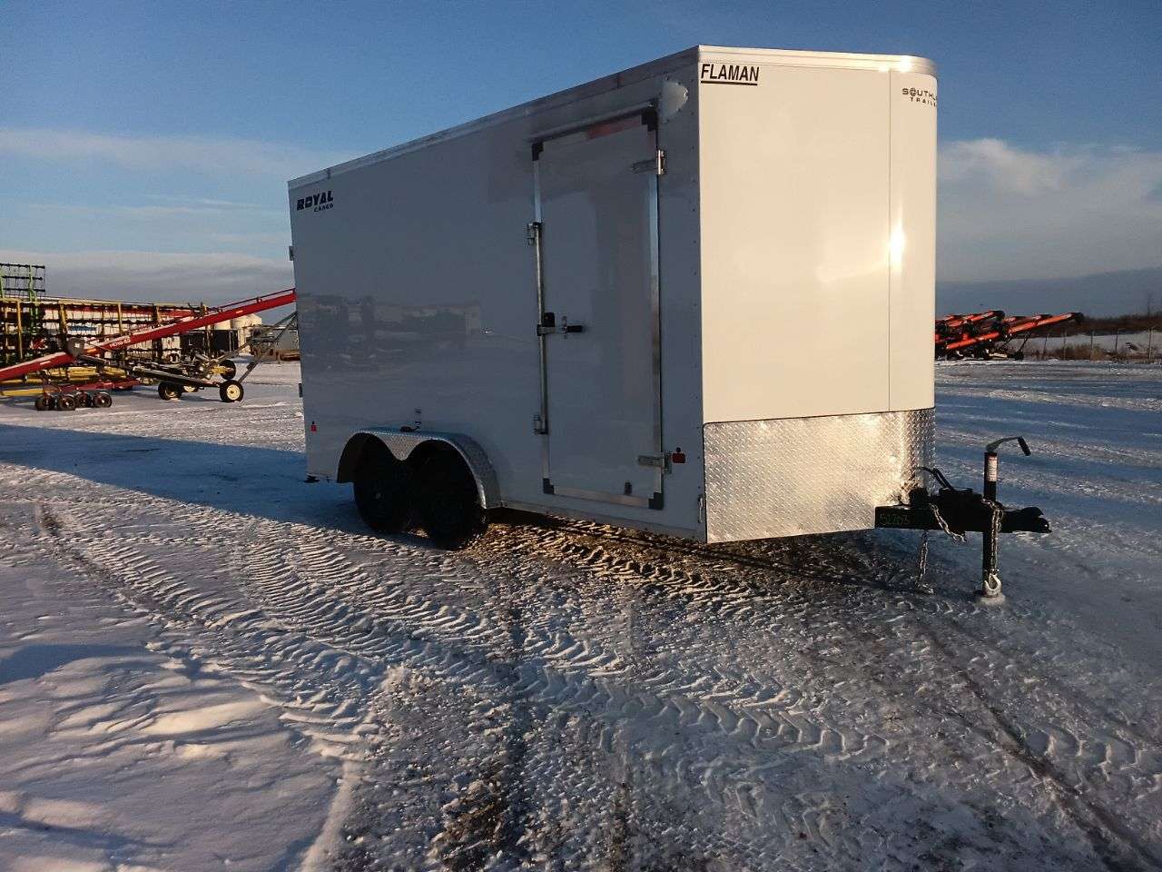 2026 Royal LCH 7'6" x 14' + V-Nose Cargo Trailer