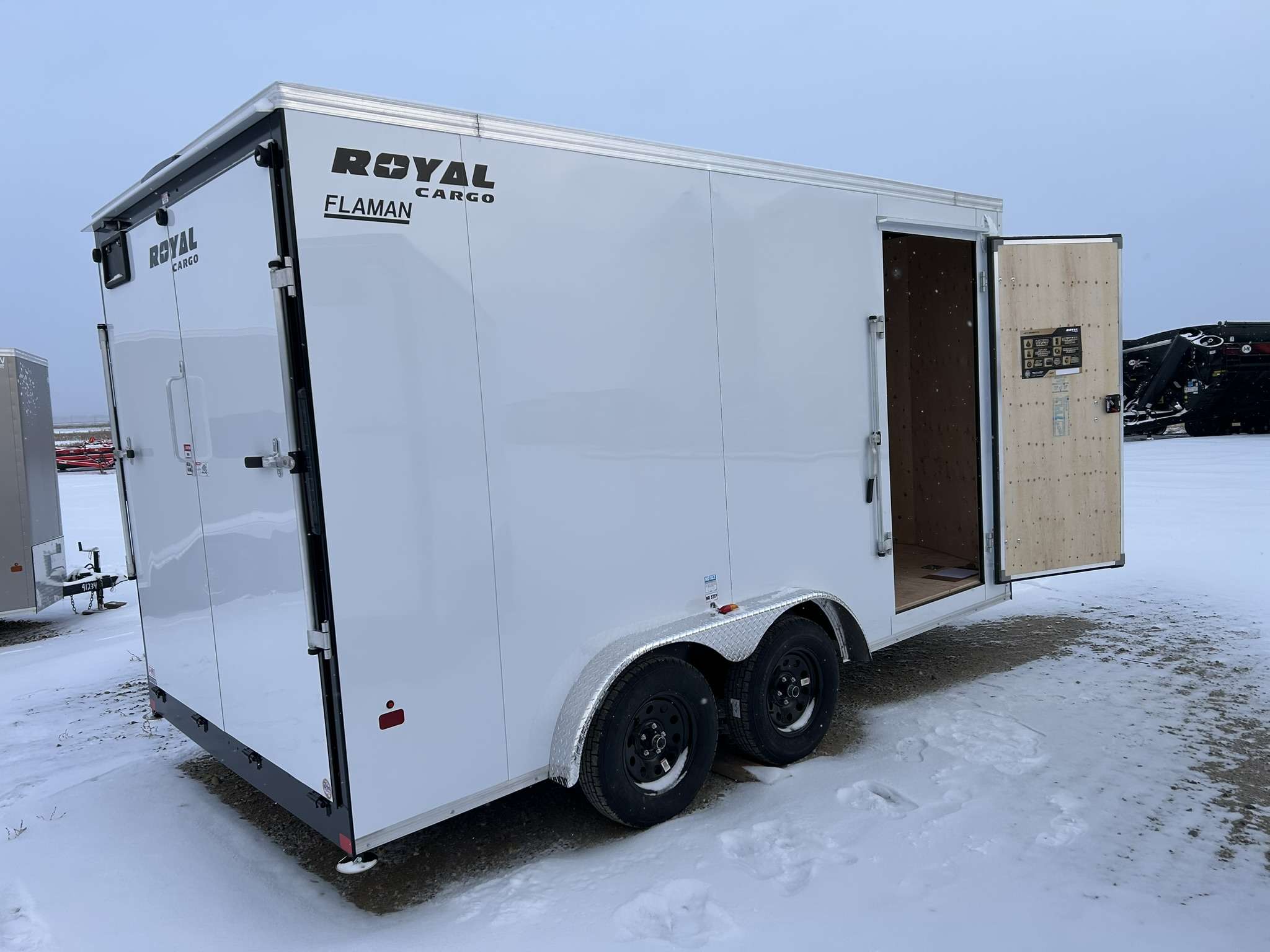 2026 Royal LCH 7'6" x 14' + V-Nose Cargo Trailer