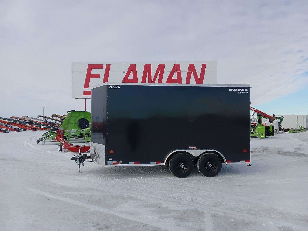 2026 Royal LCH 7'6" x 14' + V-Nose Cargo Trailer