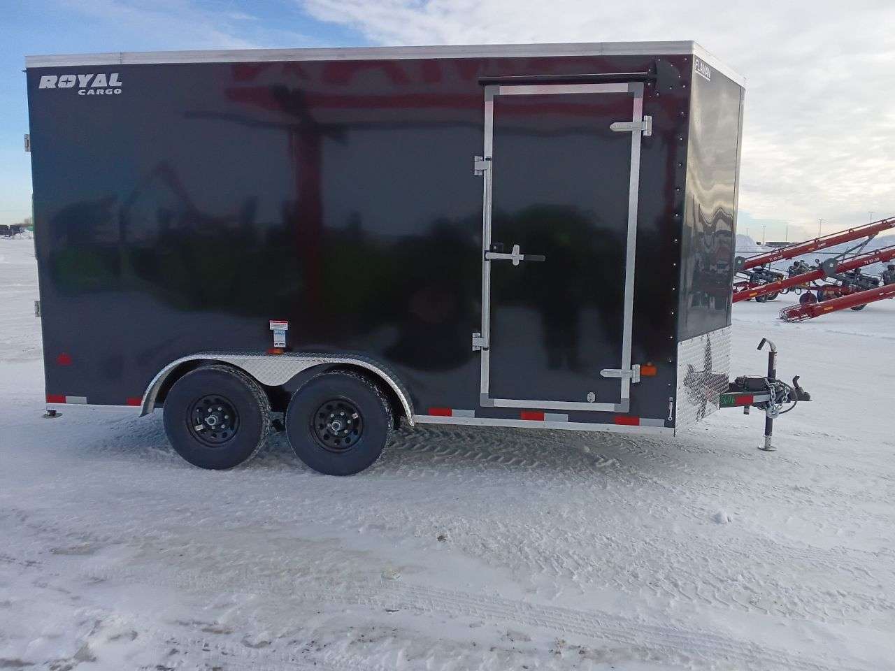 2026 Royal LCH 7'6" x 14' + V-Nose Cargo Trailer