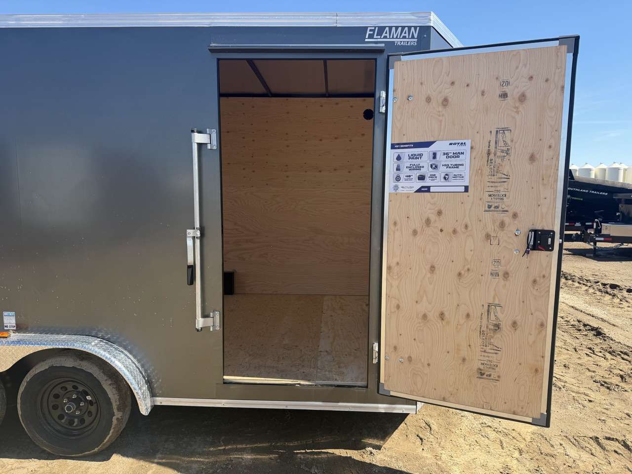 2026 Royal LCH 7'6" x 14' + V-Nose Cargo Trailer