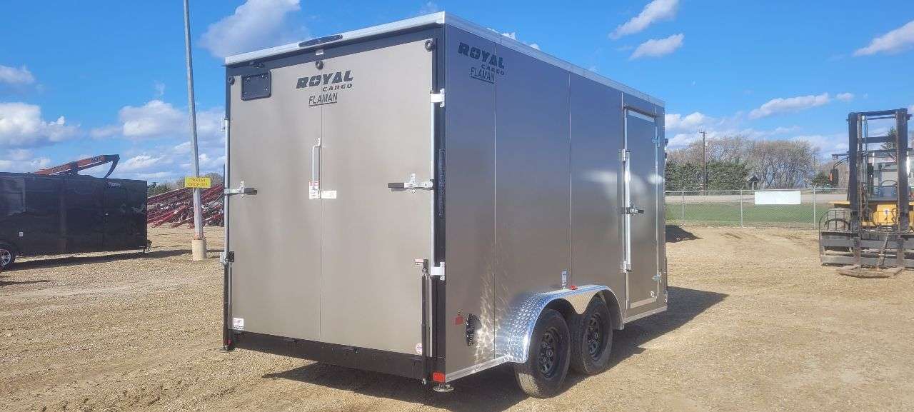 2026 Royal LCH 7'6" x 14' + V-Nose Cargo Trailer
