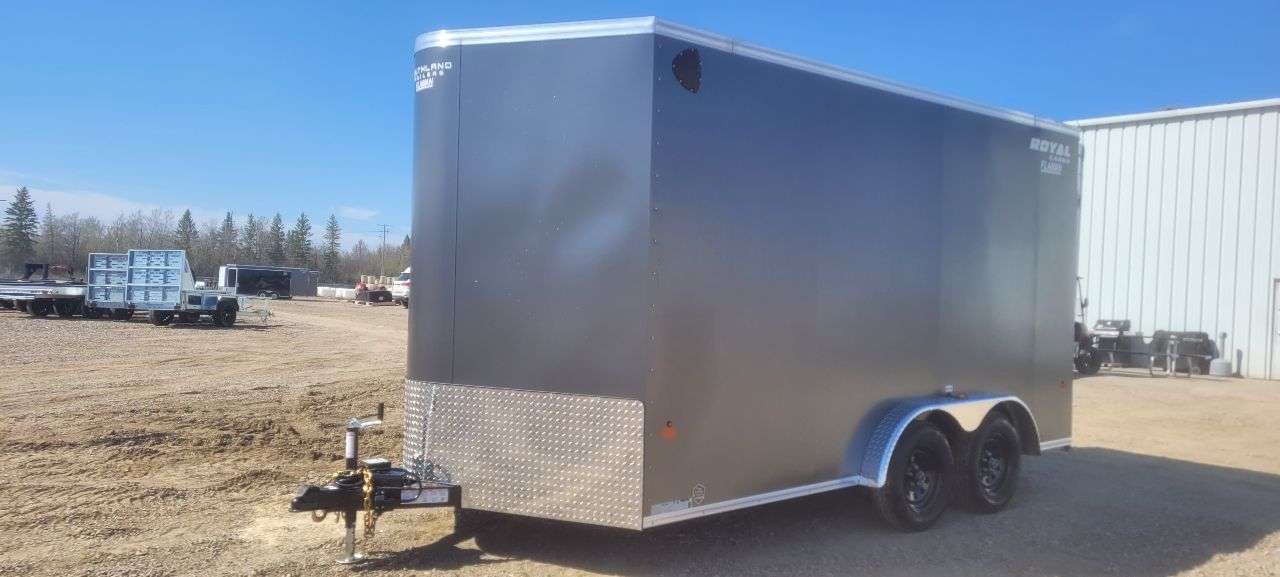 2026 Royal LCH 7'6" x 14' + V-Nose Cargo Trailer