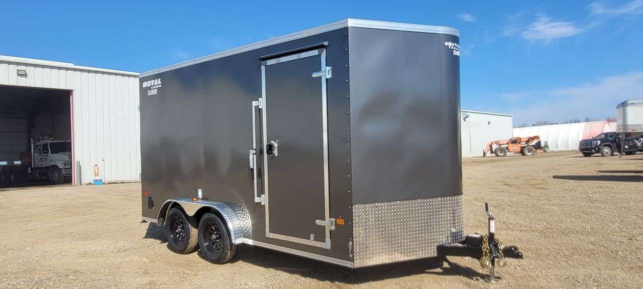 2026 Royal LCH 7'6" x 14' + V-Nose Cargo Trailer