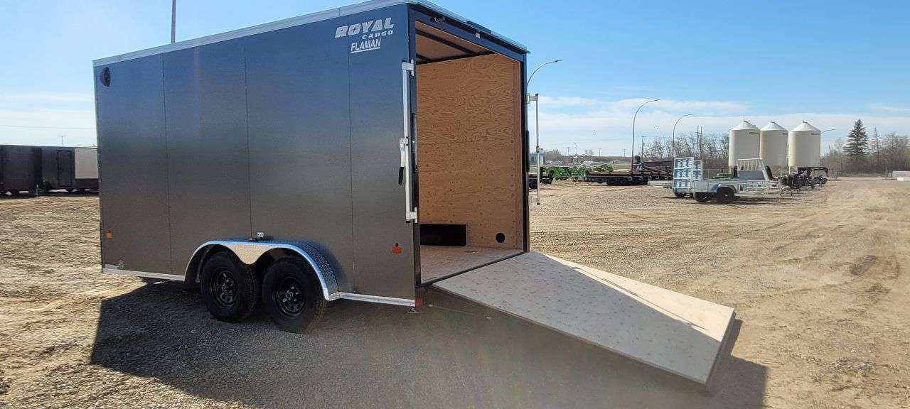 2026 Royal LCH 7'6" x 14' + V-Nose Cargo Trailer