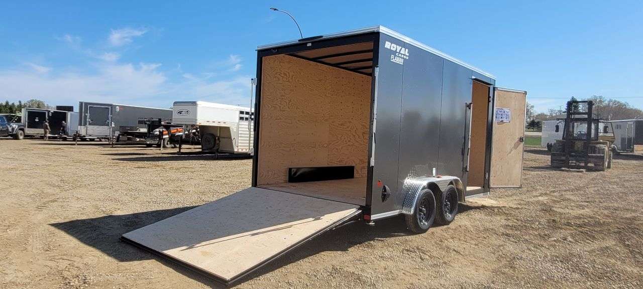 2026 Royal LCH 7'6" x 14' + V-Nose Cargo Trailer