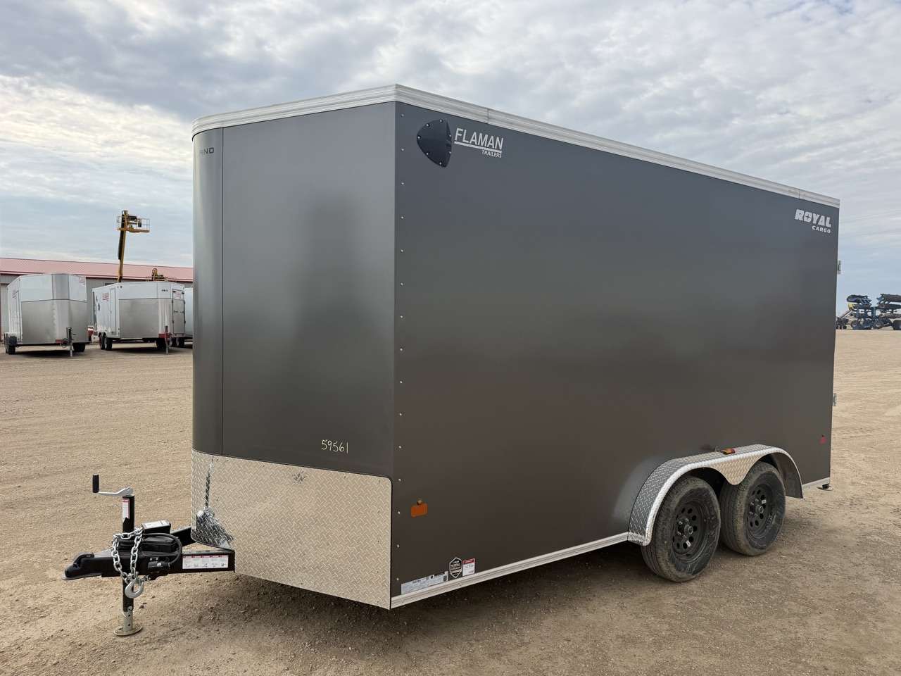 2026 Royal LCH 7'6" x 14' + V-Nose Cargo Trailer
