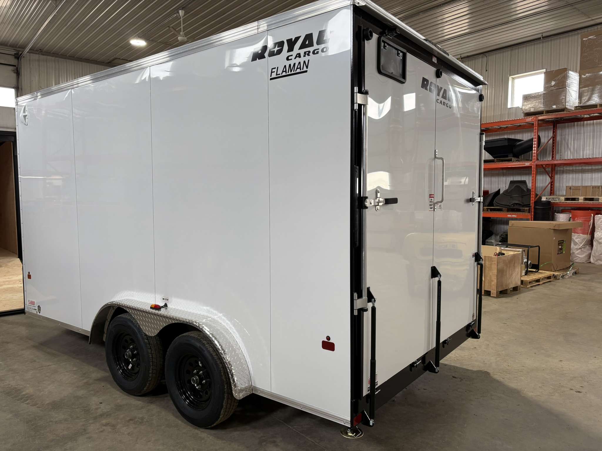 2026 Royal LCH 7'6" x 14' + V-Nose Cargo Trailer