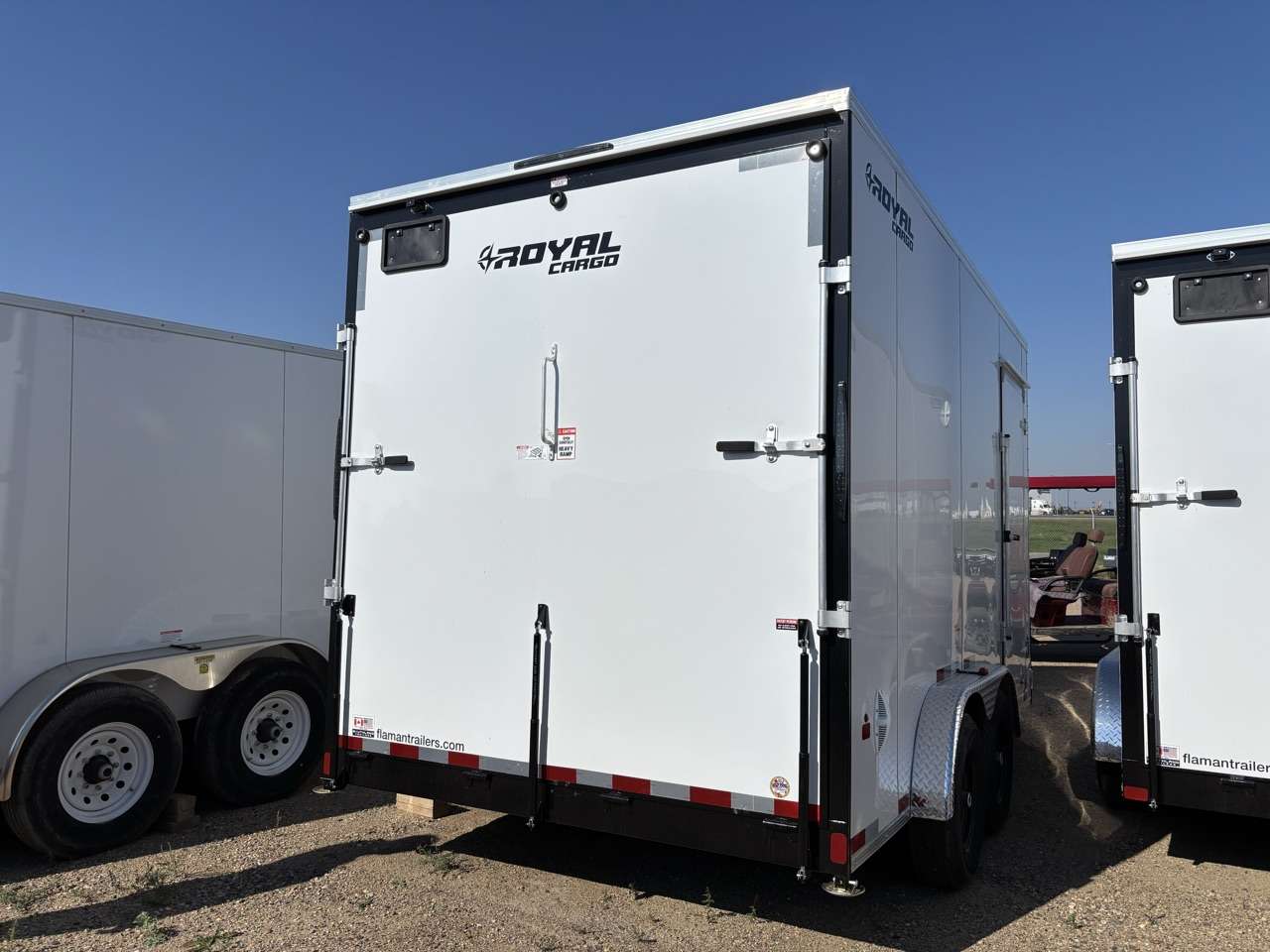 2026 Royal LCH 7'6" x 14' + V-Nose Cargo Trailer