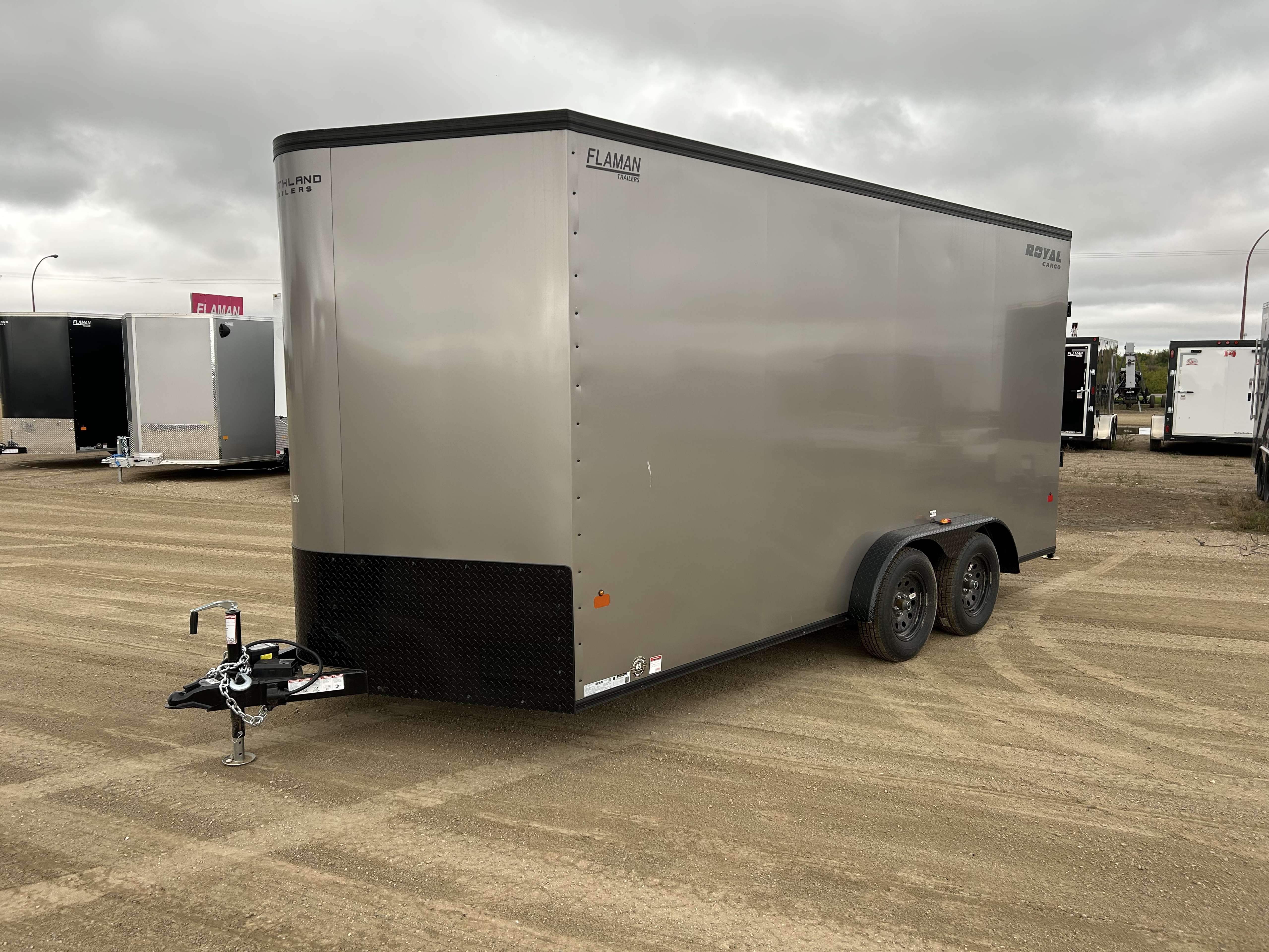 2026 Royal LCH 7'6" x 16' + V-Nose Cargo Trailer