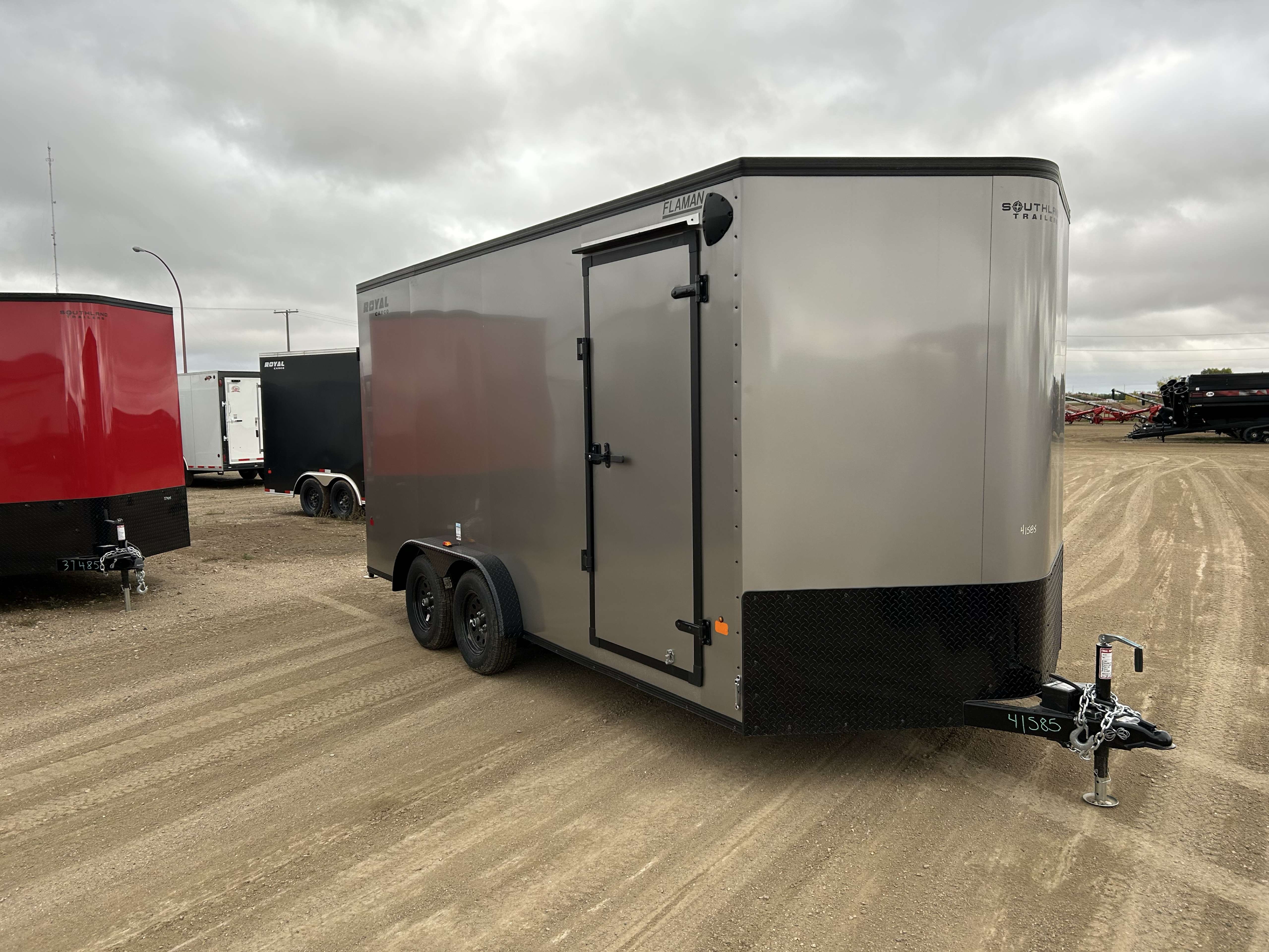 2026 Royal LCH 7'6" x 16' + V-Nose Cargo Trailer