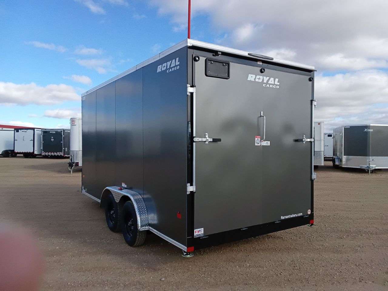 2026 Royal LCH 7'6" x 16' + V-Nose Cargo Trailer