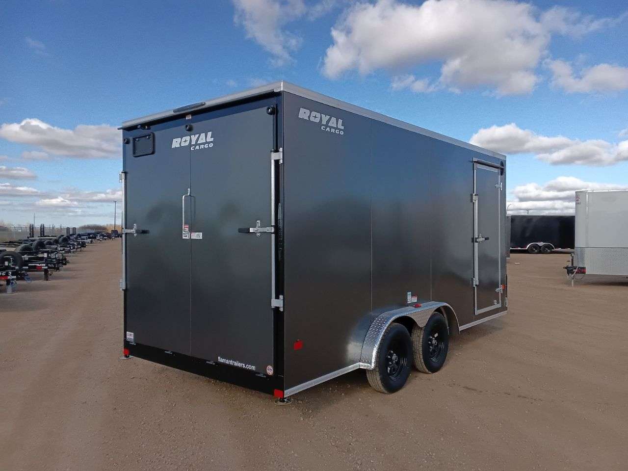 2026 Royal LCH 7'6" x 16' + V-Nose Cargo Trailer