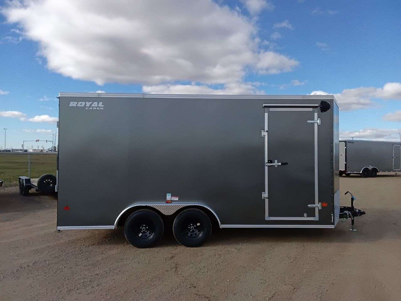 2026 Royal LCH 7'6" x 16' + V-Nose Cargo Trailer