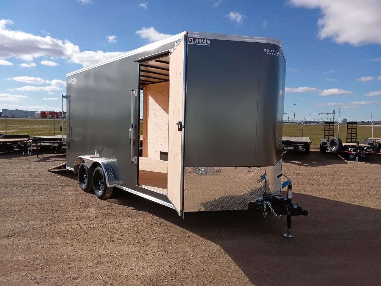 2026 Royal LCH 7'6" x 16' + V-Nose Cargo Trailer