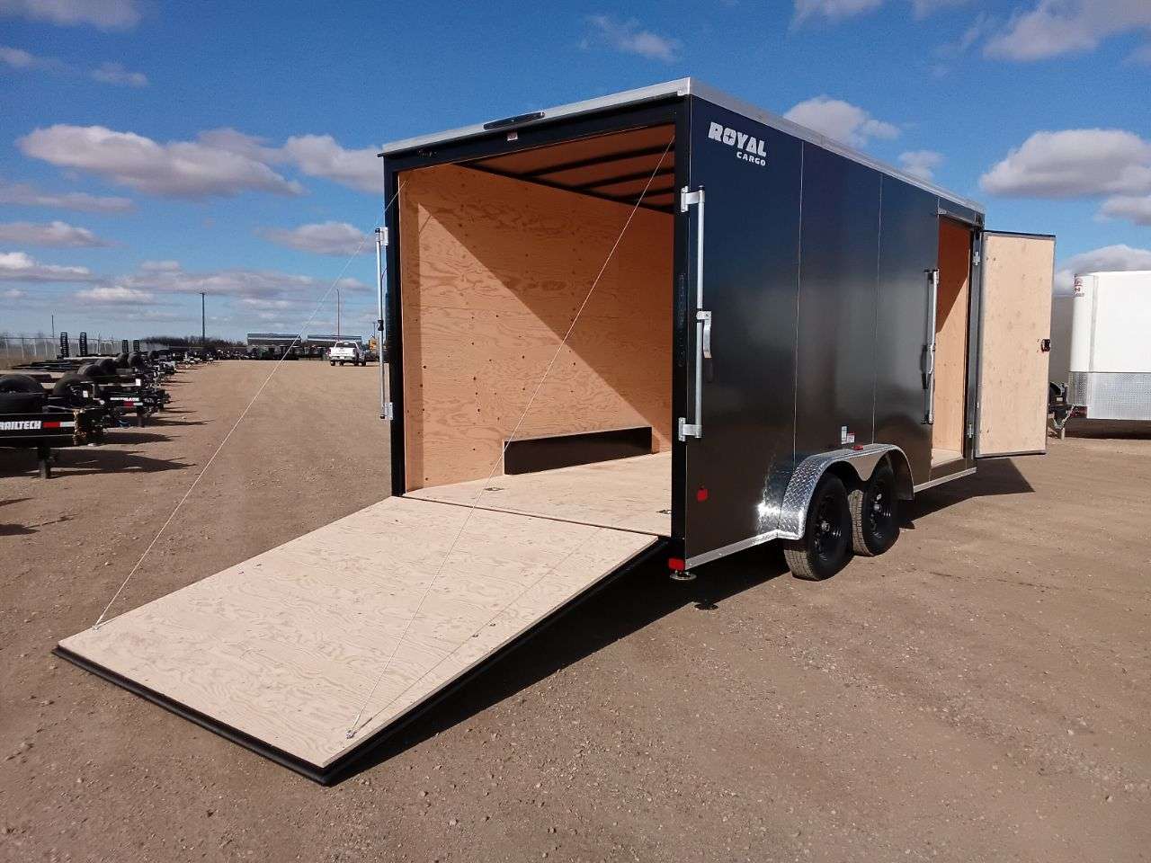 2026 Royal LCH 7'6" x 16' + V-Nose Cargo Trailer