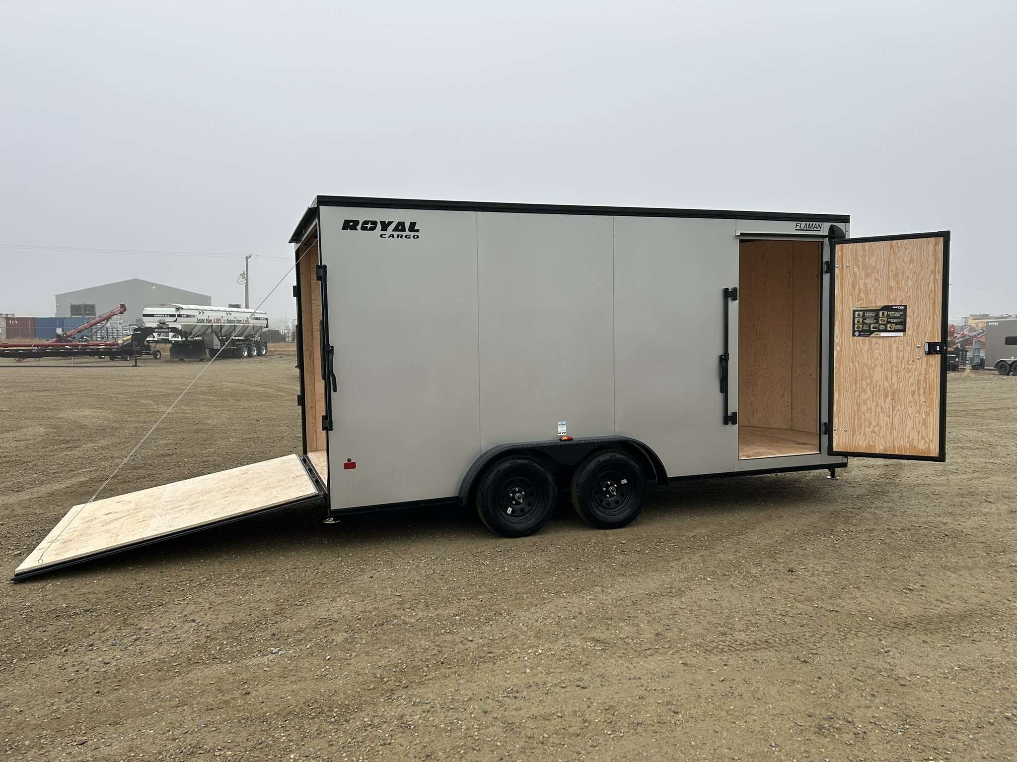 2026 Royal LCH 7'6" x 16' + V-Nose Cargo Trailer