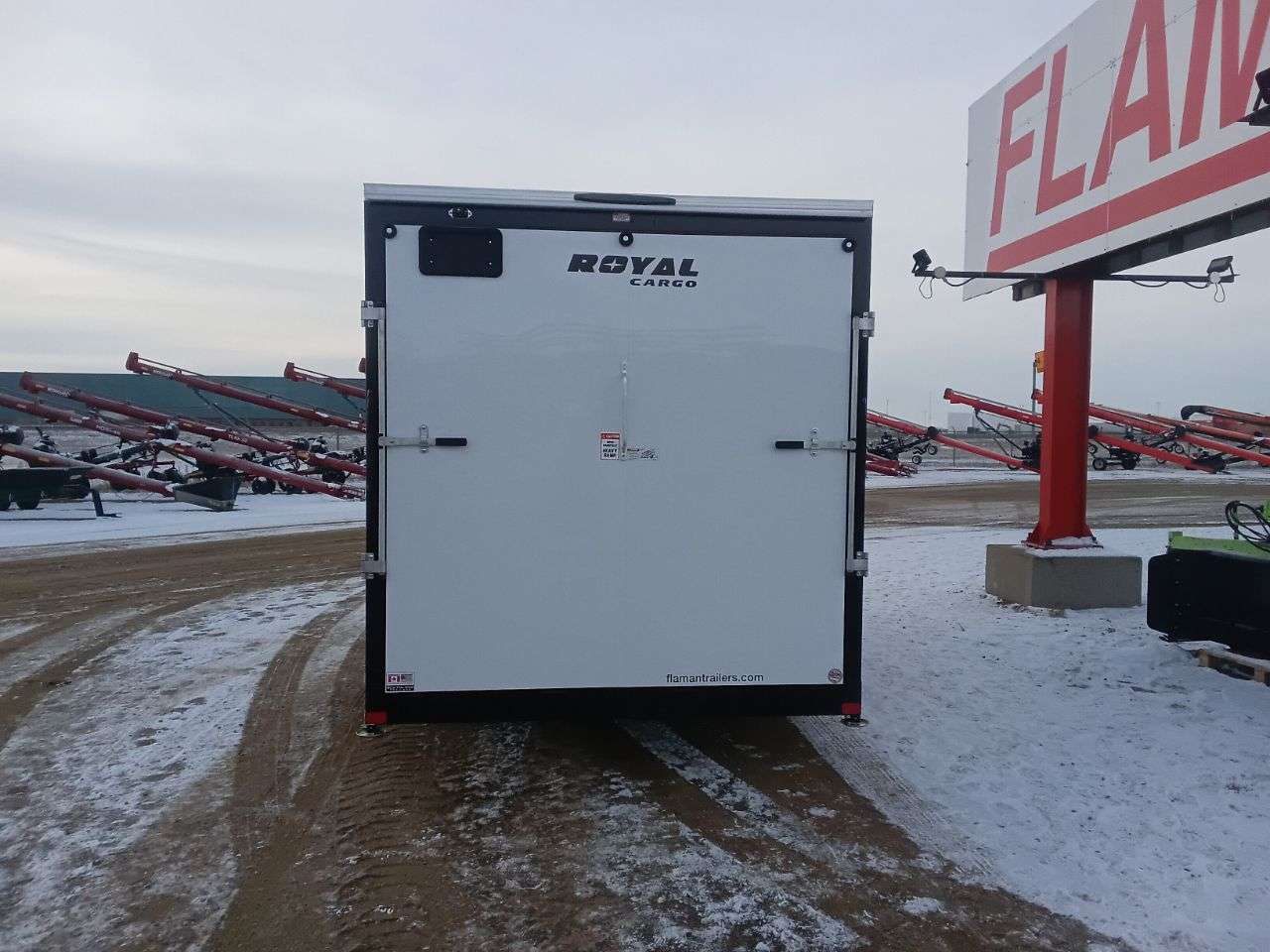 2026 Royal LCH 7'6" x 16' + V-Nose Cargo Trailer