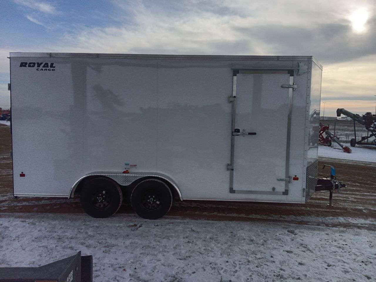 2026 Royal LCH 7'6" x 16' + V-Nose Cargo Trailer