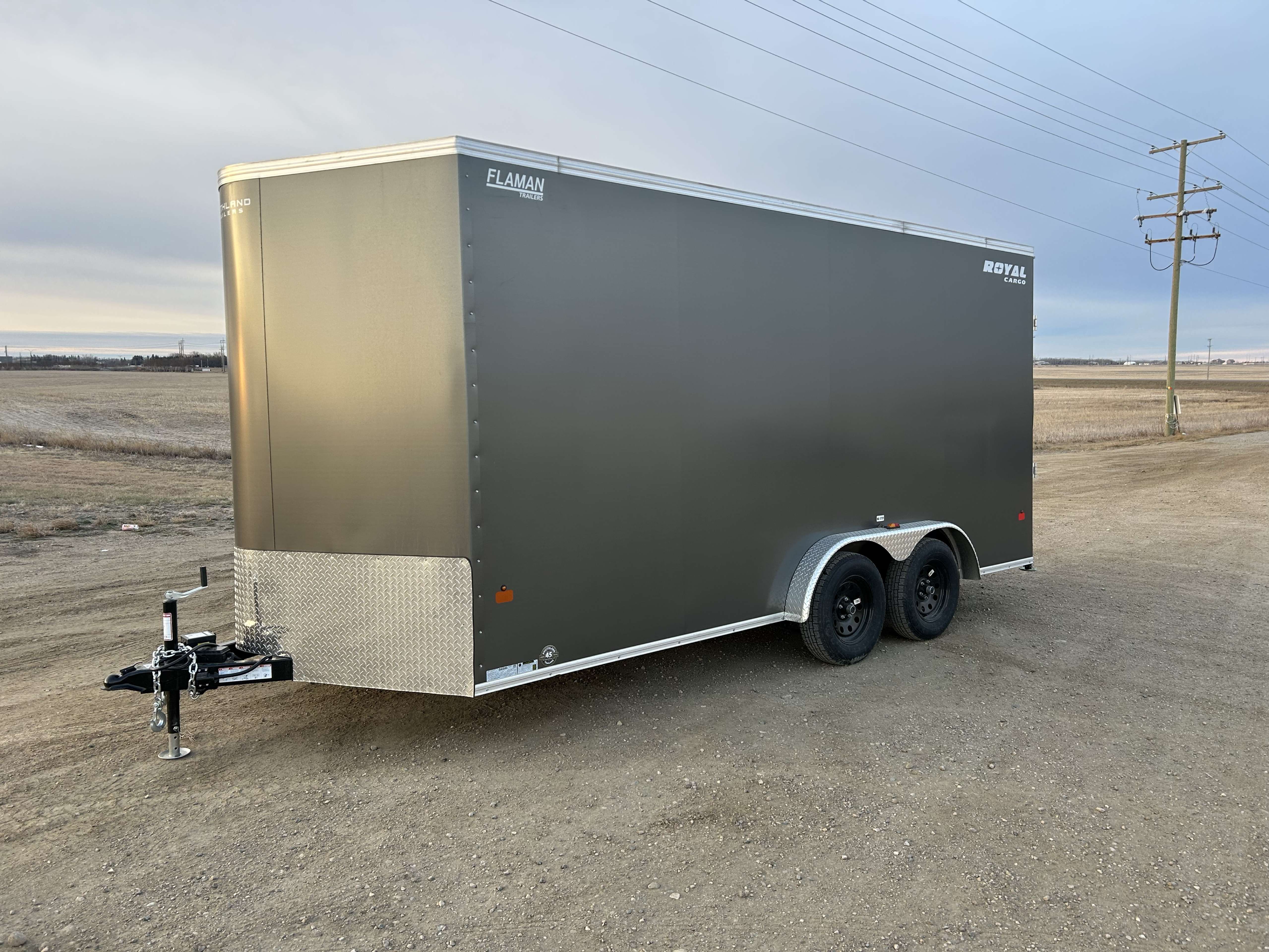 2026 Royal LCH 7'6" x 16' + V-Nose Cargo Trailer