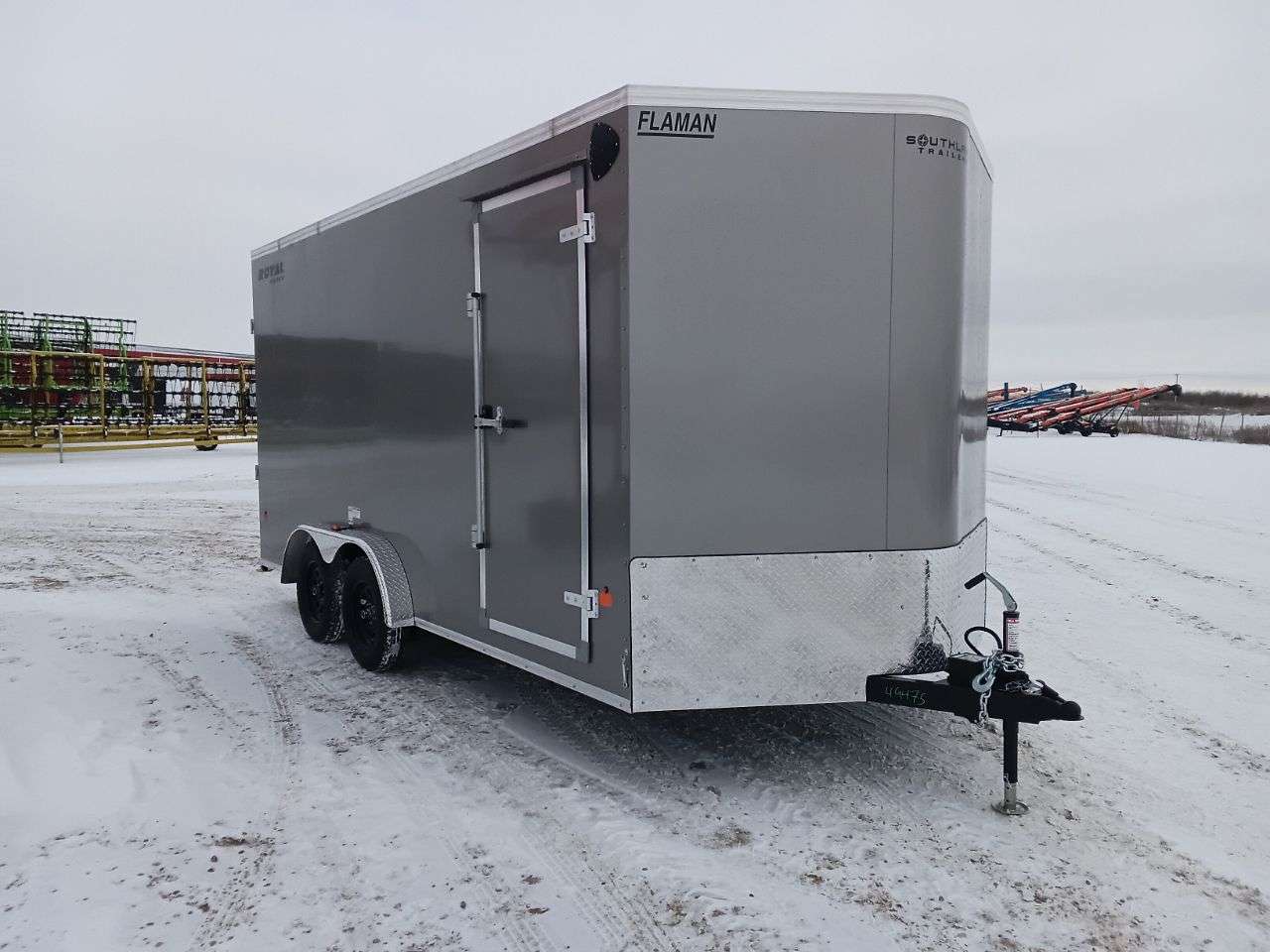 2026 Royal LCH 7'6" x 16' + V-Nose Cargo Trailer