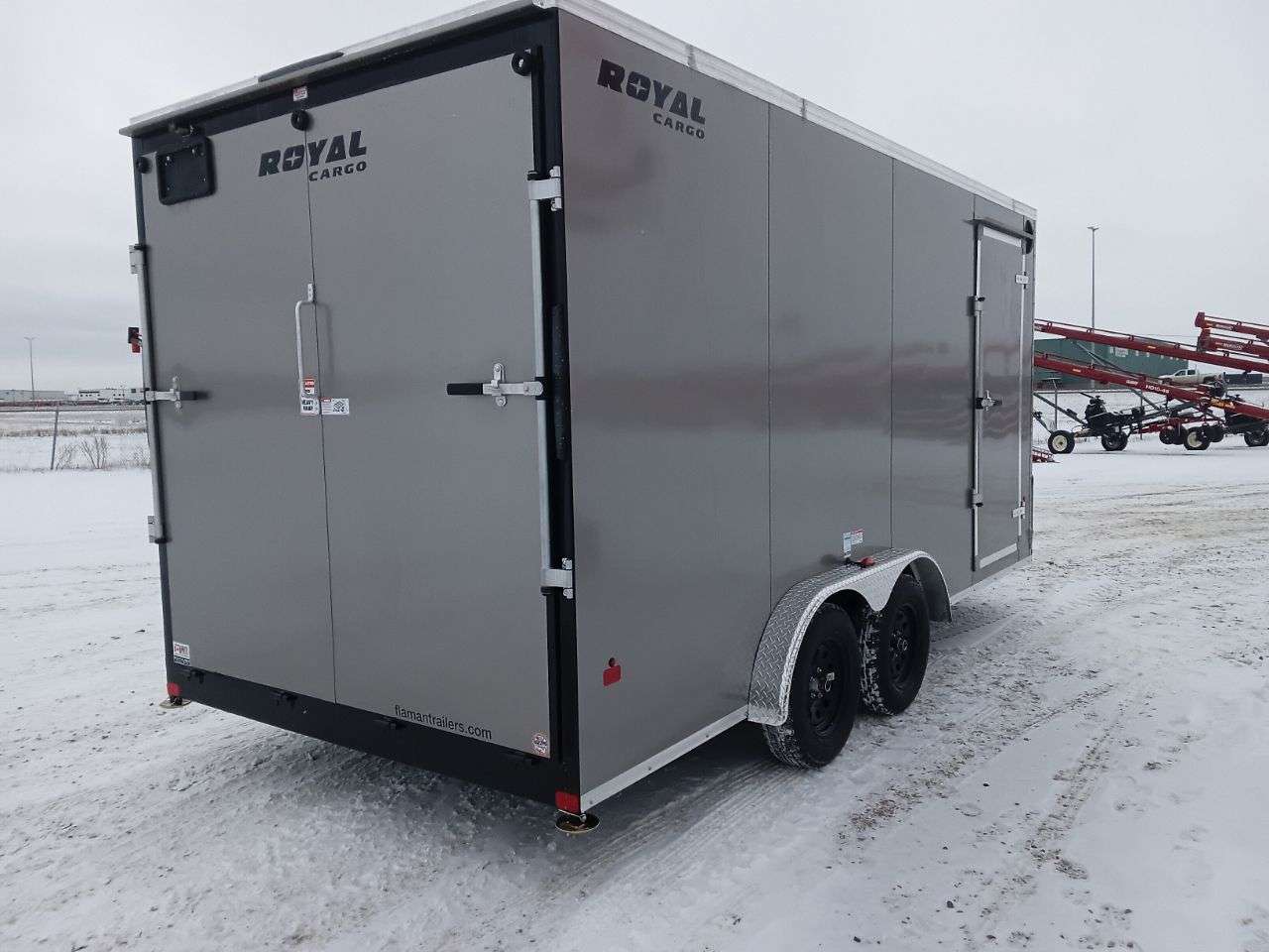 2026 Royal LCH 7'6" x 16' + V-Nose Cargo Trailer