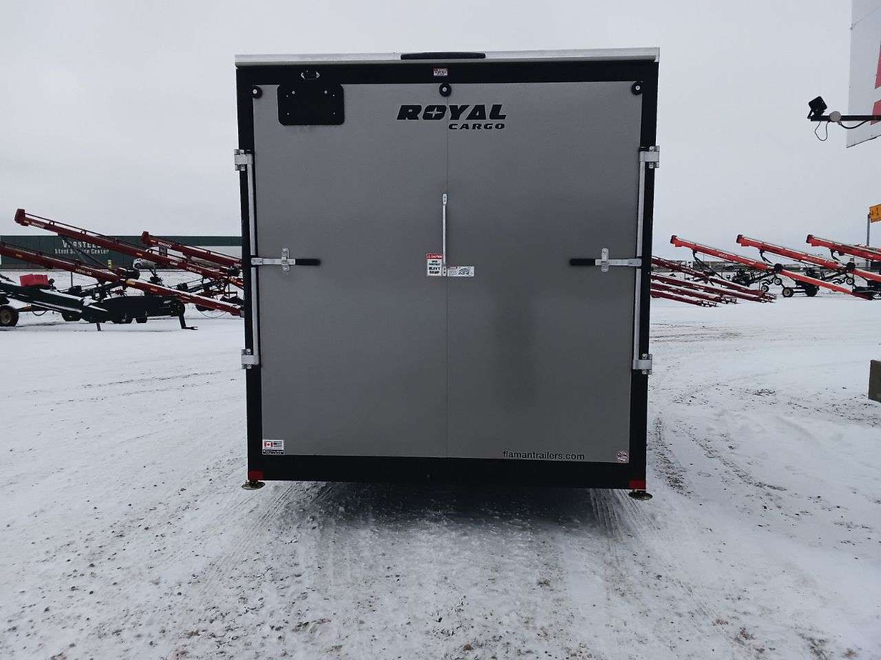 2026 Royal LCH 7'6" x 16' + V-Nose Cargo Trailer