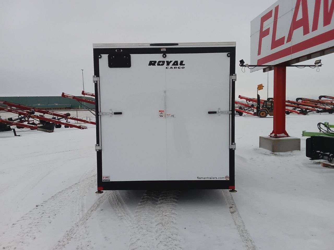 2026 Royal LCH 7'6" x 16' + V-Nose Cargo Trailer