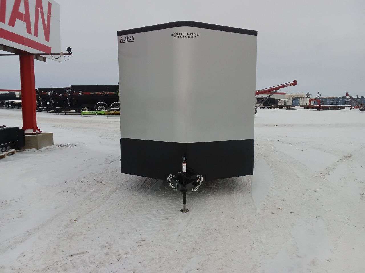 2026 Royal LCH 7'6" x 16' + V-Nose Cargo Trailer