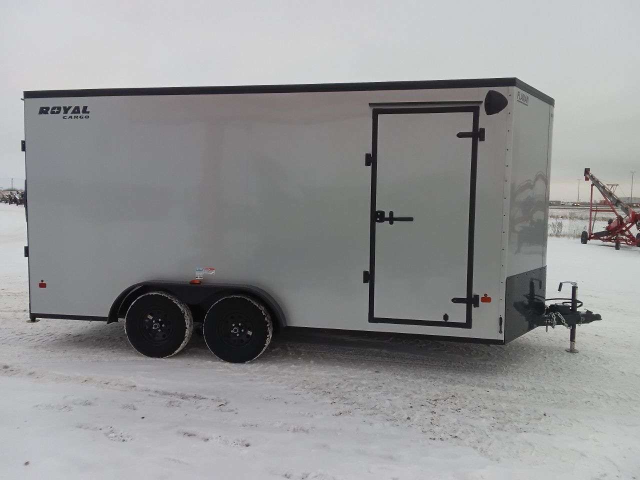 2026 Royal LCH 7'6" x 16' + V-Nose Cargo Trailer