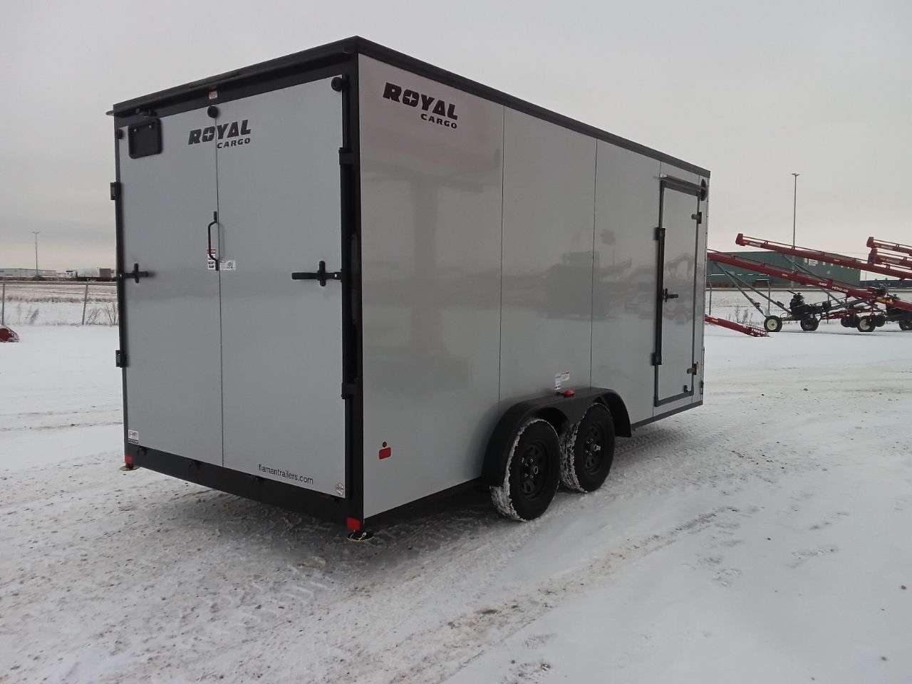 2026 Royal LCH 7'6" x 16' + V-Nose Cargo Trailer