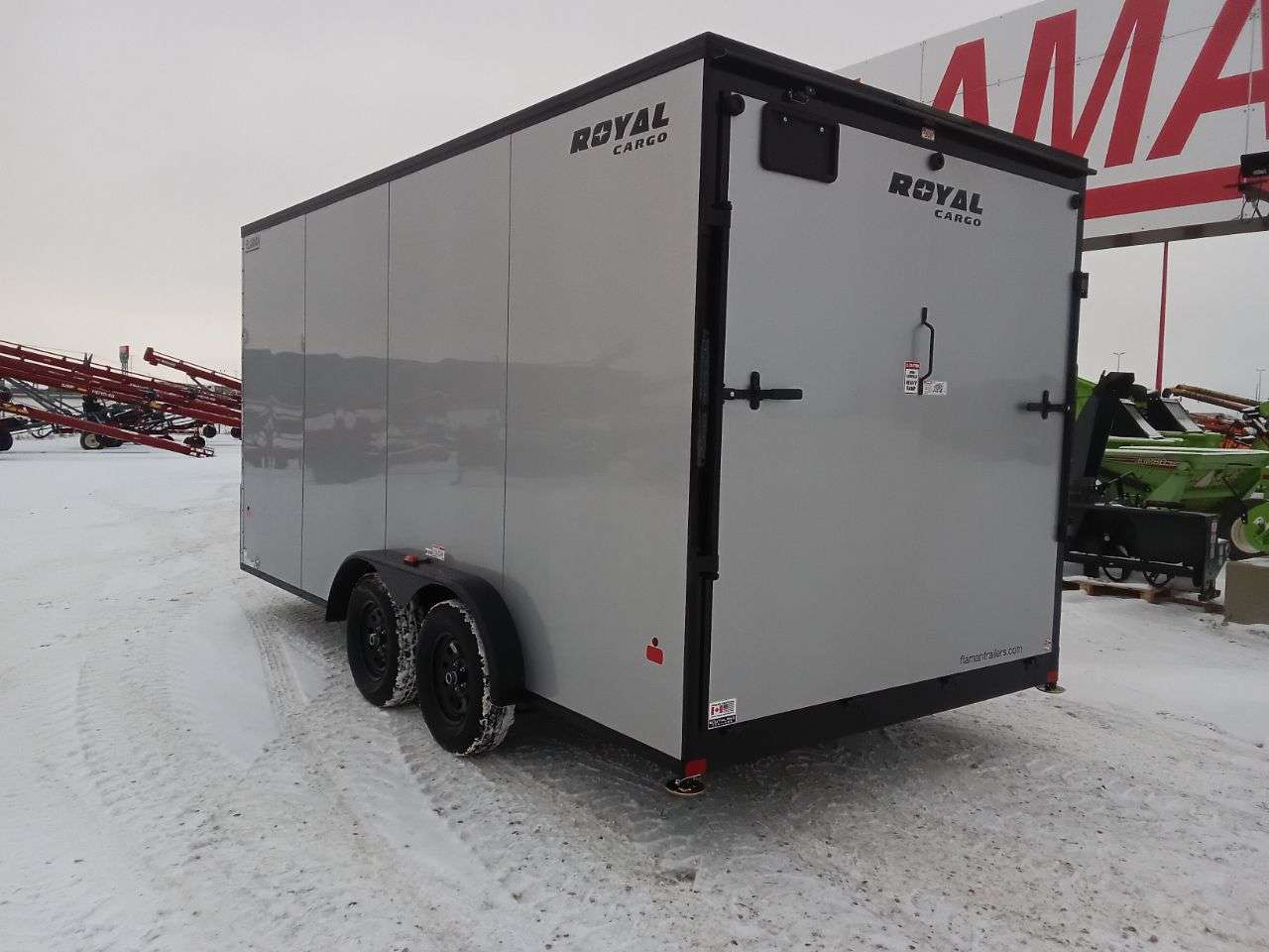 2026 Royal LCH 7'6" x 16' + V-Nose Cargo Trailer