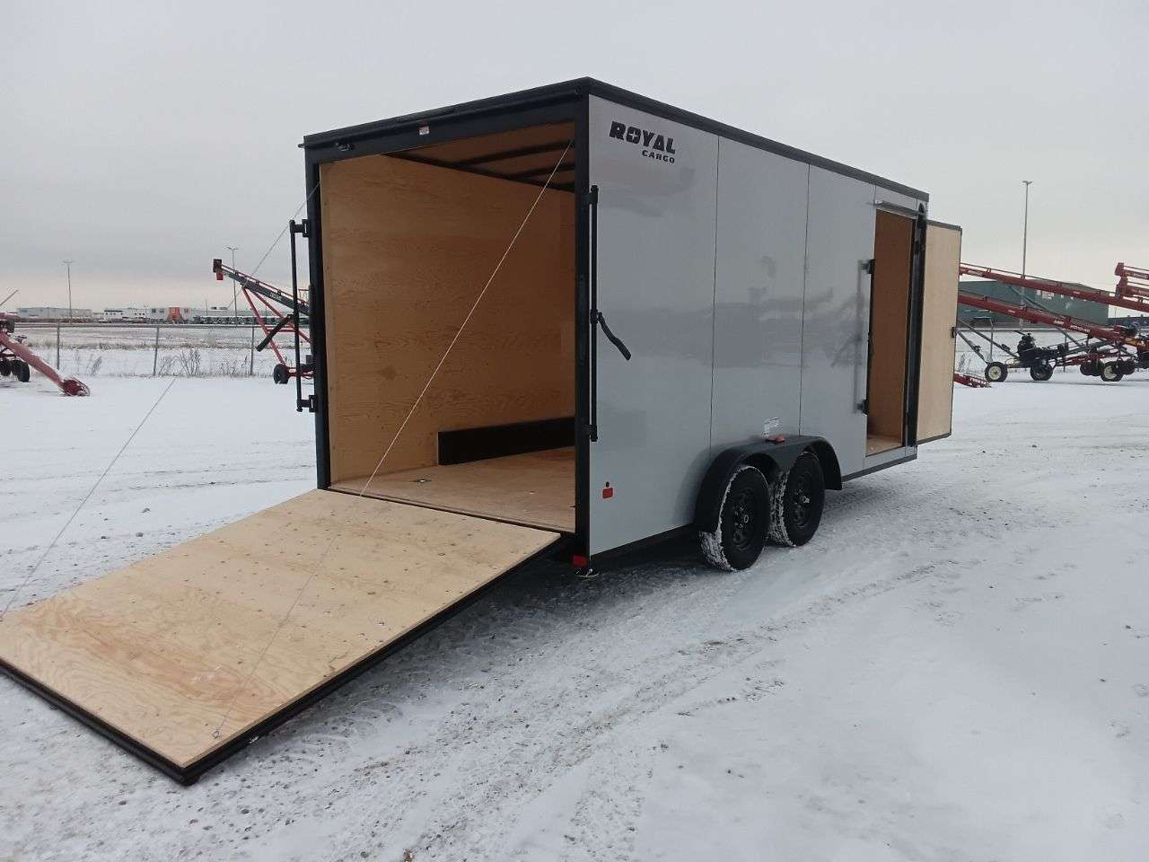 2026 Royal LCH 7'6" x 16' + V-Nose Cargo Trailer