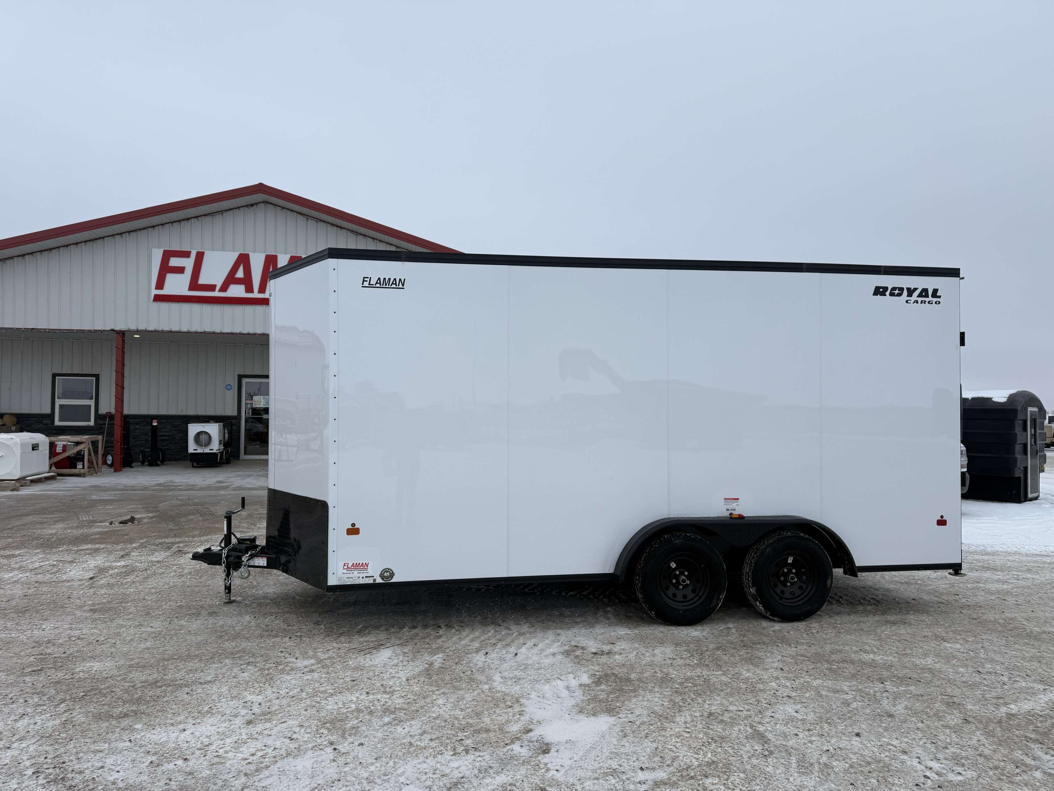 2026 Royal LCH 7'6" x 16' + V-Nose Cargo Trailer
