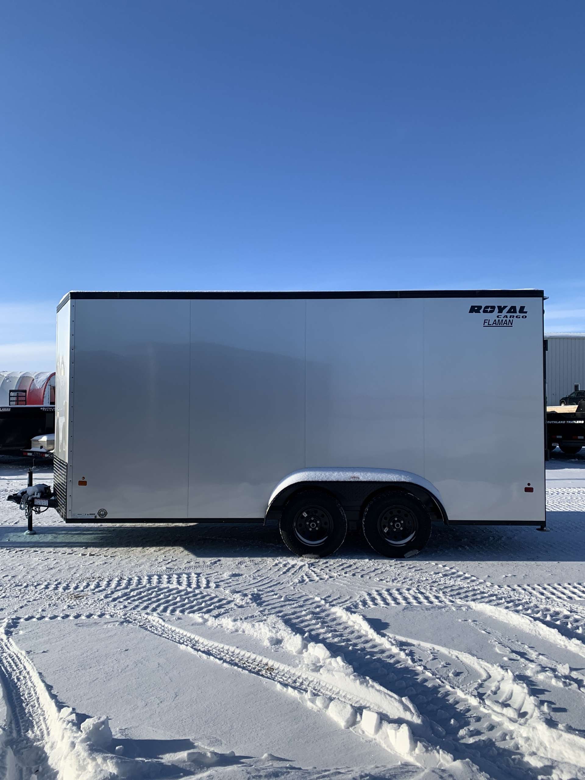 2026 Royal LCH 7'6" x 16' + V-Nose Cargo Trailer