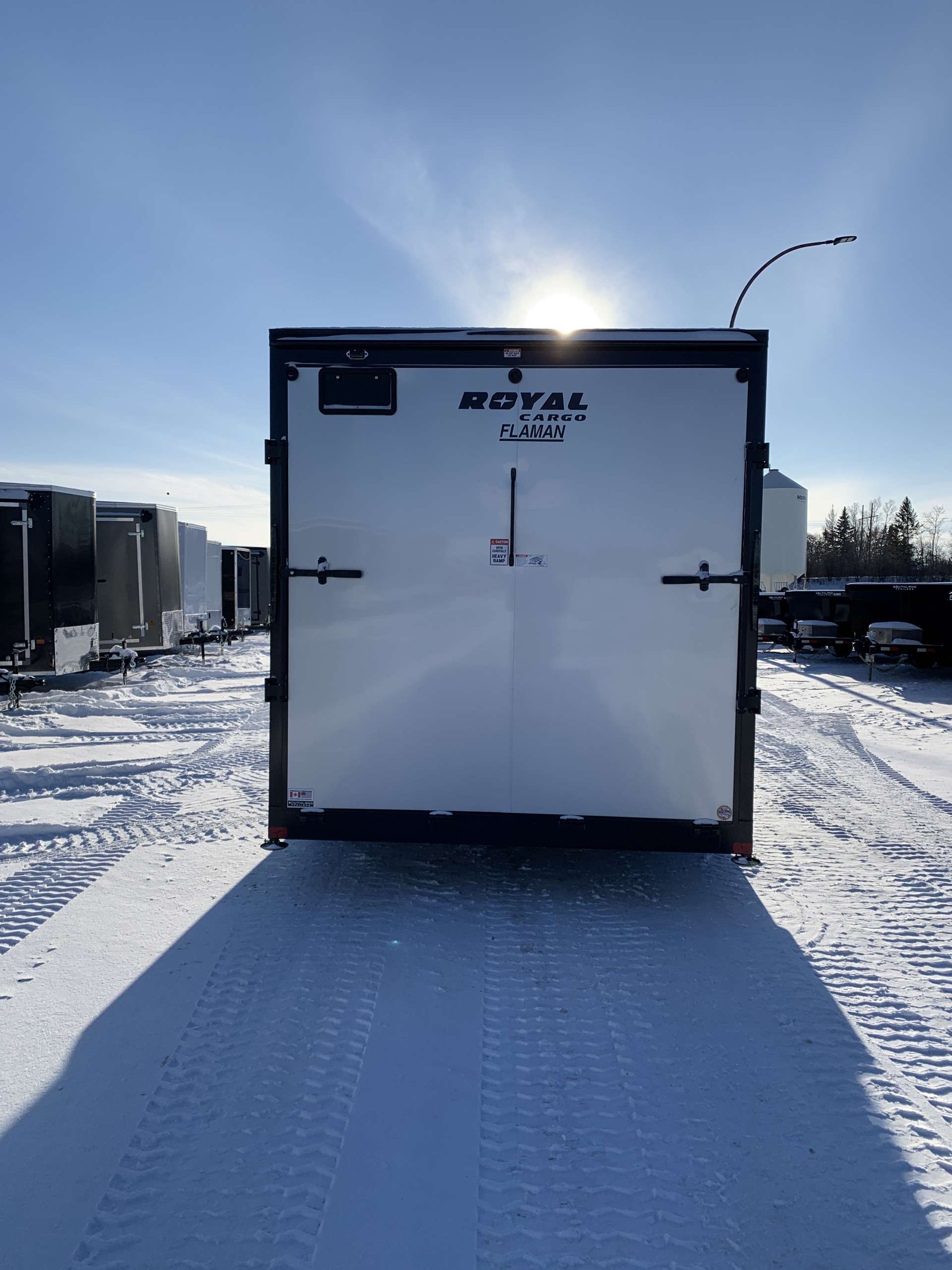 2026 Royal LCH 7'6" x 16' + V-Nose Cargo Trailer