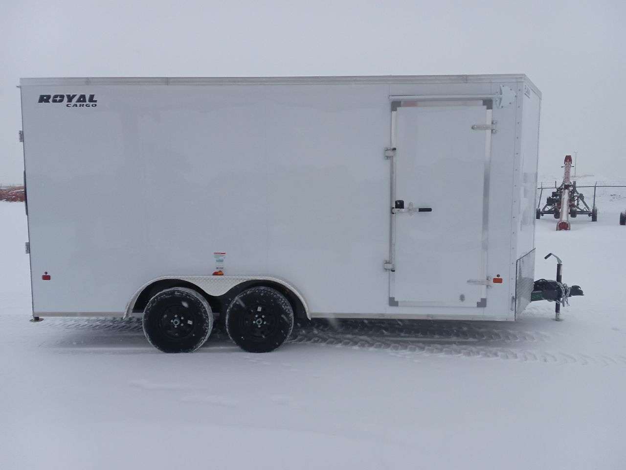 2026 Royal LCH 7'6" x 16' + V-Nose Cargo Trailer