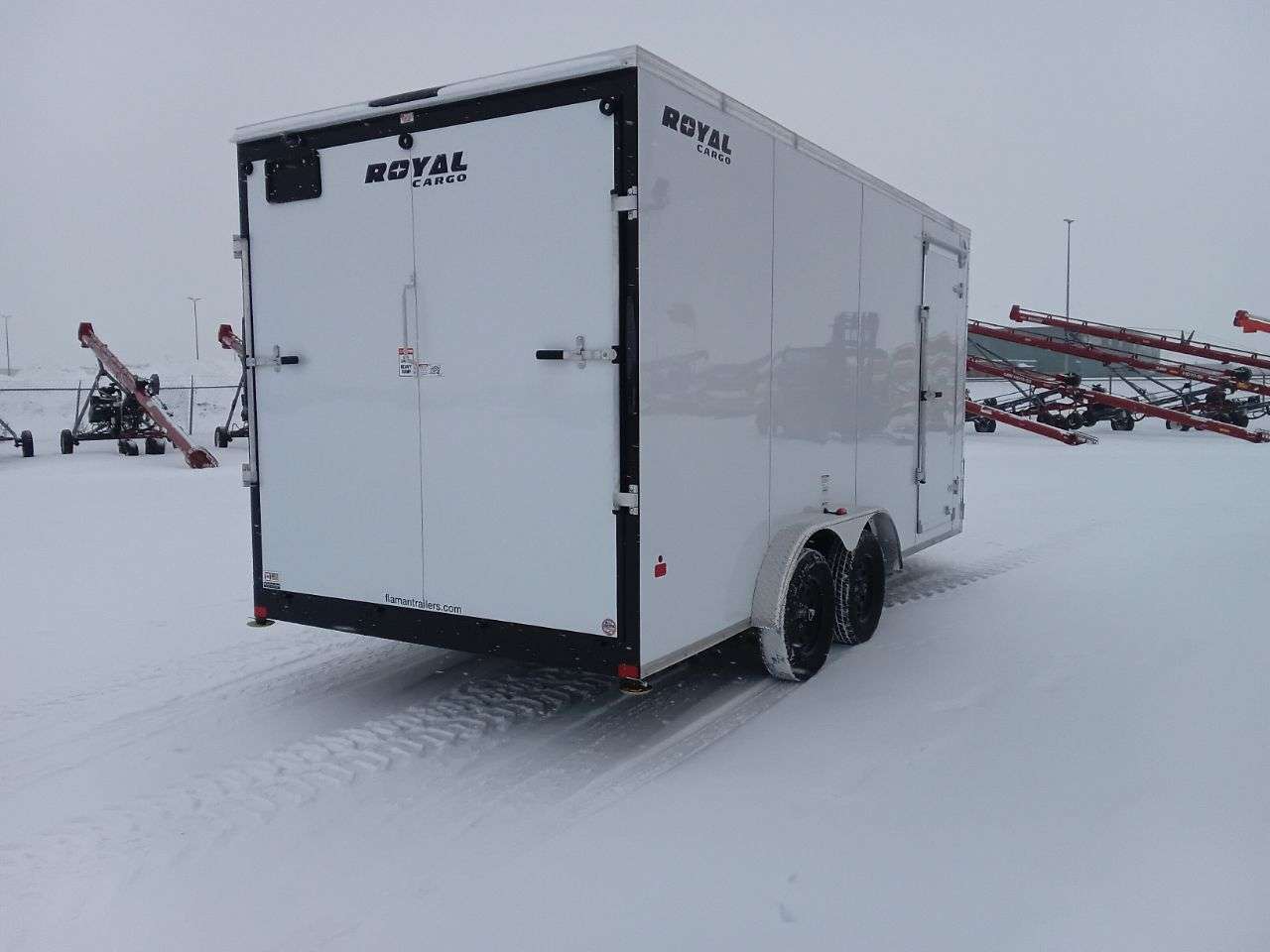 2026 Royal LCH 7'6" x 16' + V-Nose Cargo Trailer