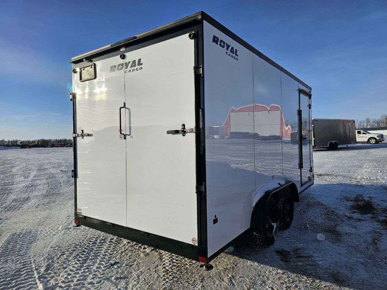2026 Royal LCH 7'6" x 16' + V-Nose Cargo Trailer