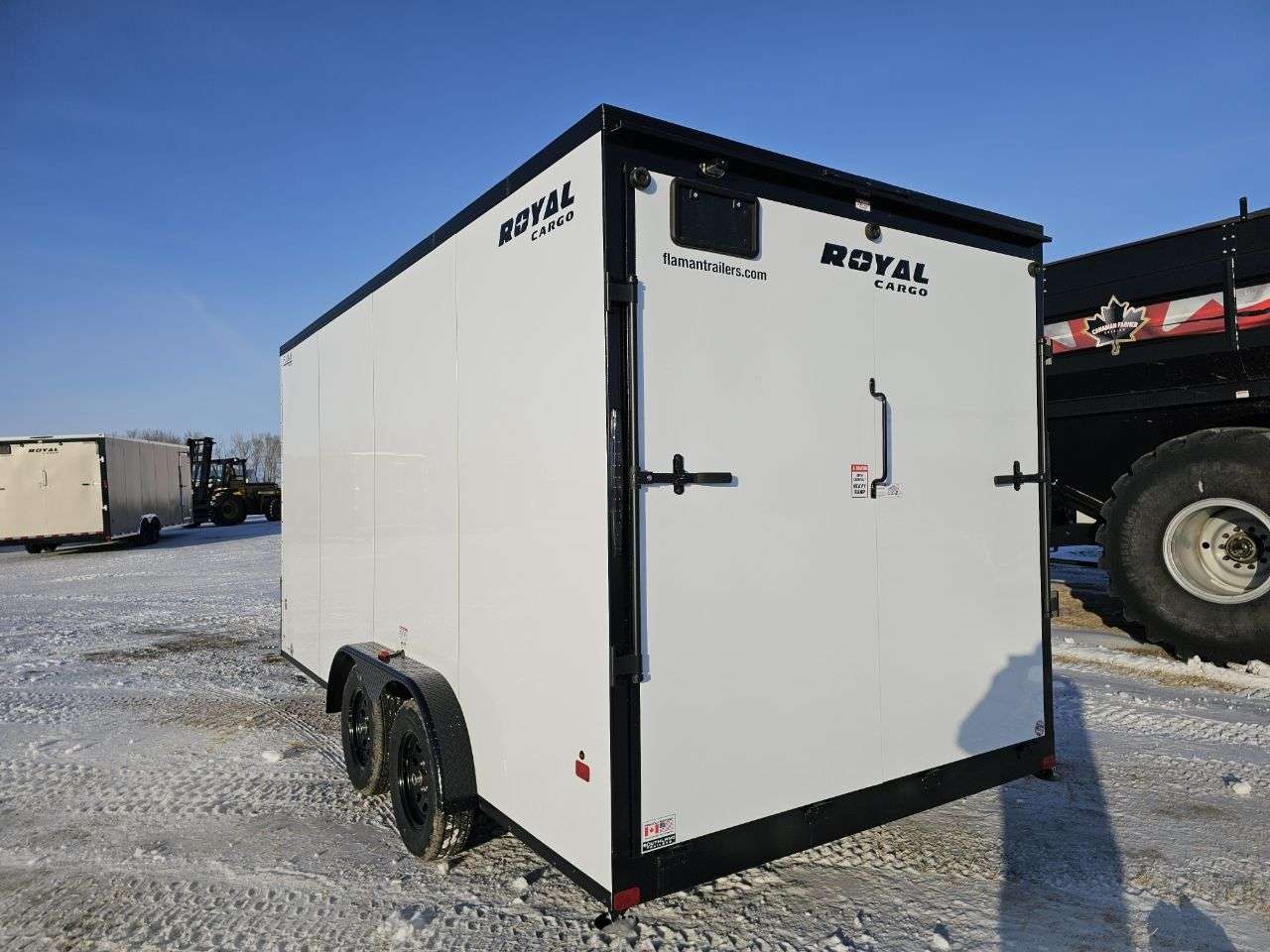 2026 Royal LCH 7'6" x 16' + V-Nose Cargo Trailer