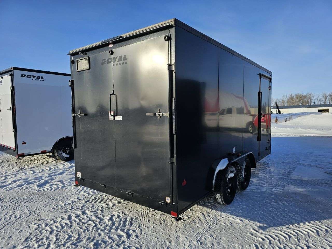 2026 Royal LCH 7'6" x 16' + V-Nose Cargo Trailer
