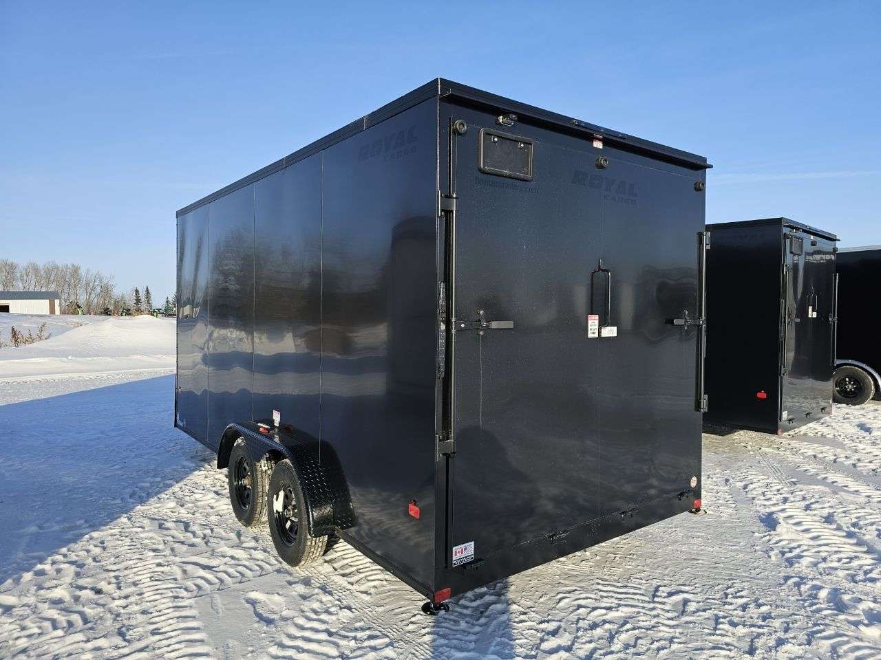 2026 Royal LCH 7'6" x 16' + V-Nose Cargo Trailer