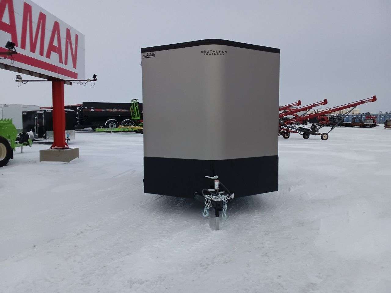 2026 Royal LCH 7'6" x 16' + V-Nose Cargo Trailer