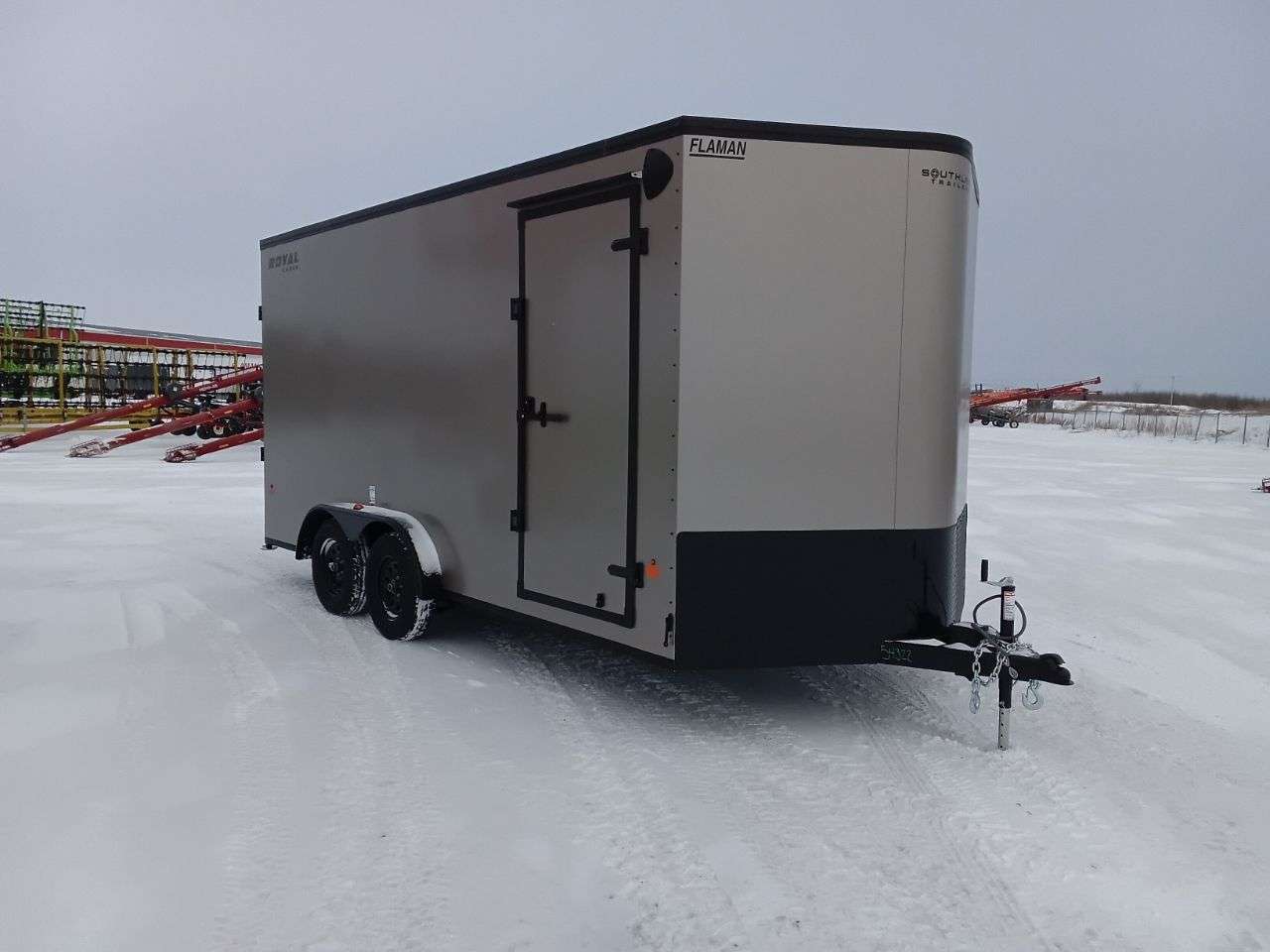 2026 Royal LCH 7'6" x 16' + V-Nose Cargo Trailer