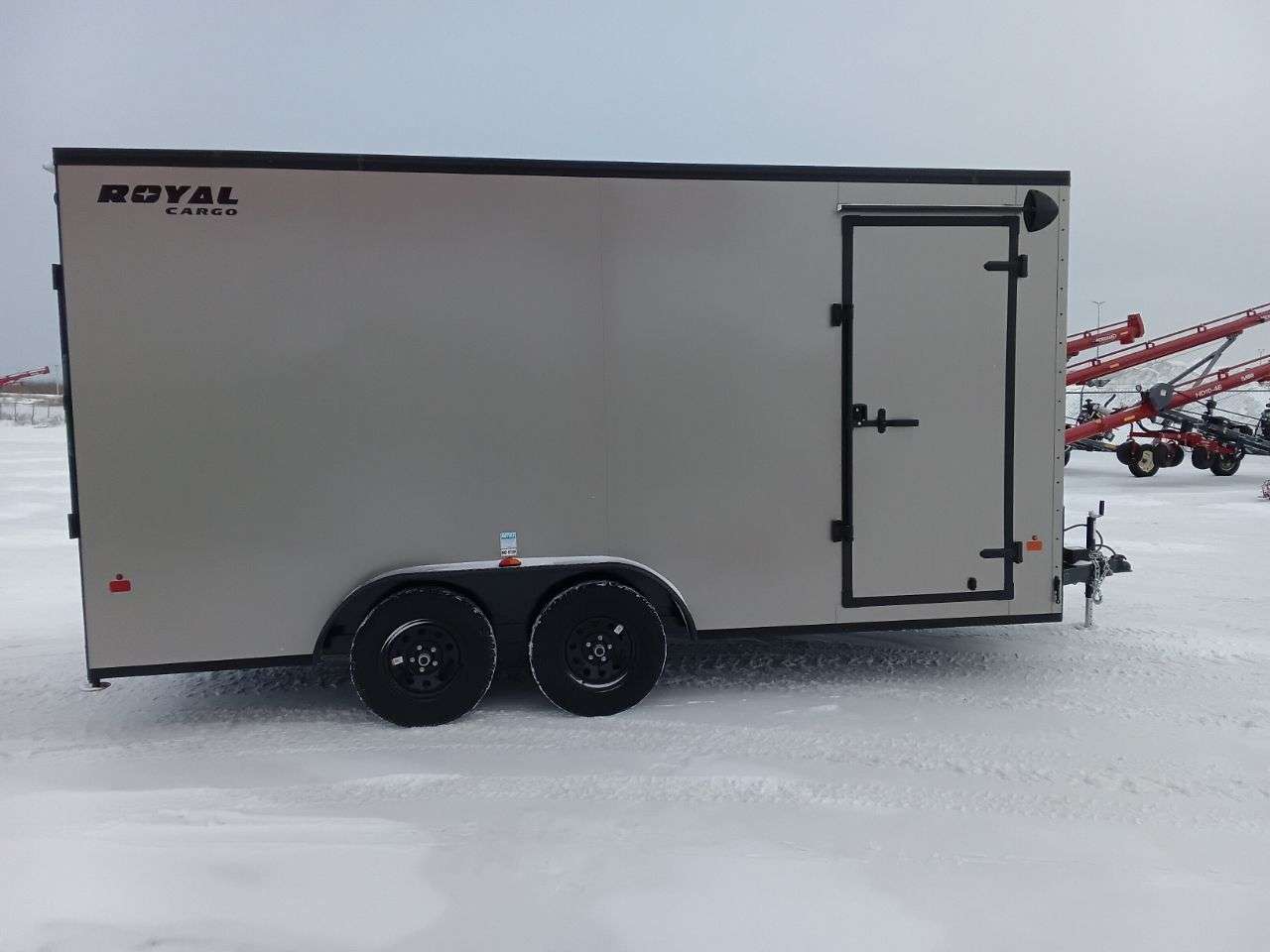 2026 Royal LCH 7'6" x 16' + V-Nose Cargo Trailer