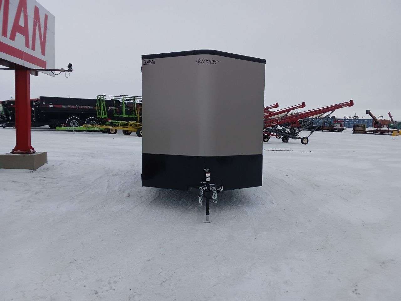 2026 Royal LCH 7'6" x 16' + V-Nose Cargo Trailer