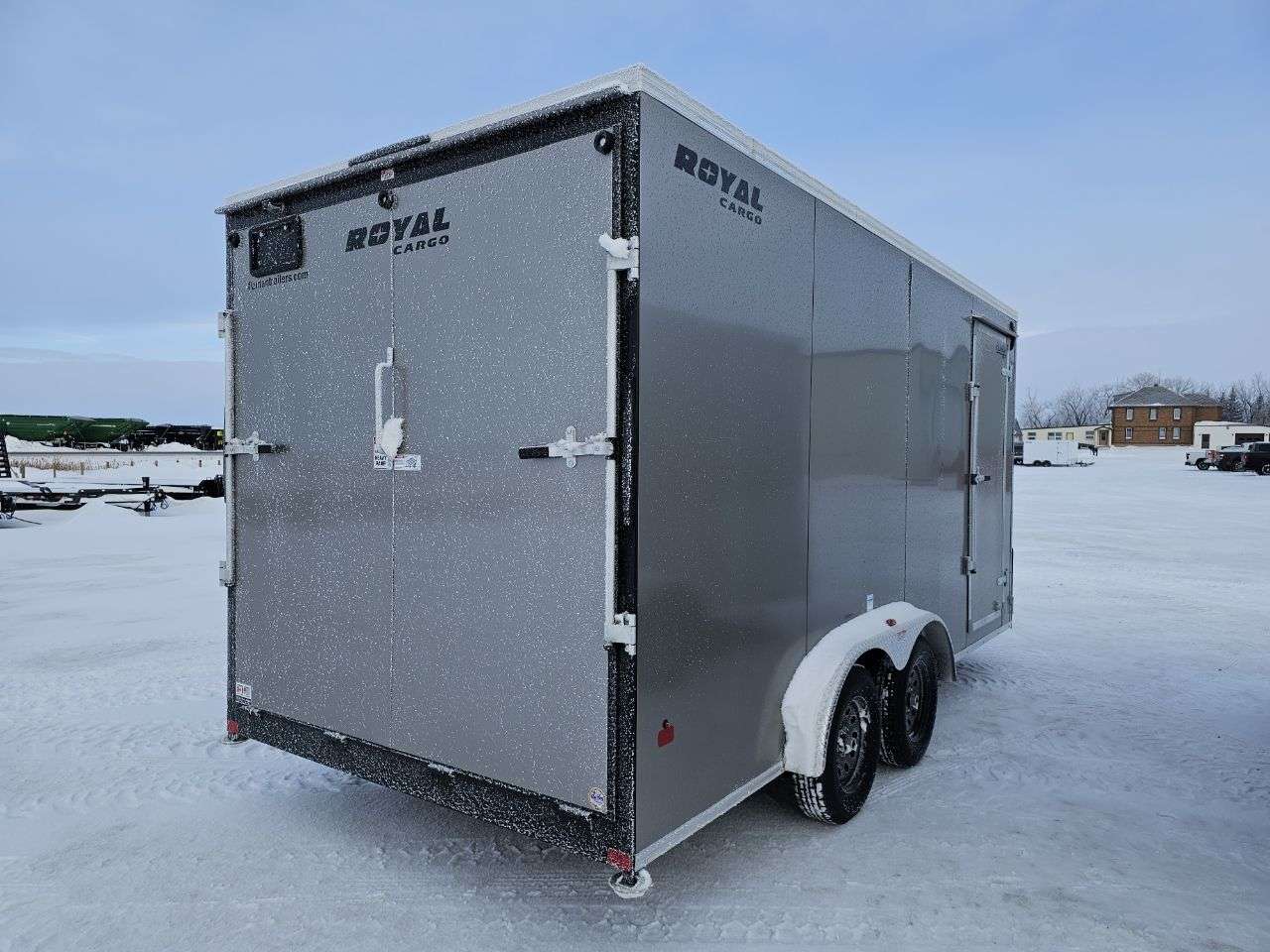 2026 Royal LCH 7'6" x 16' + V-Nose Cargo Trailer